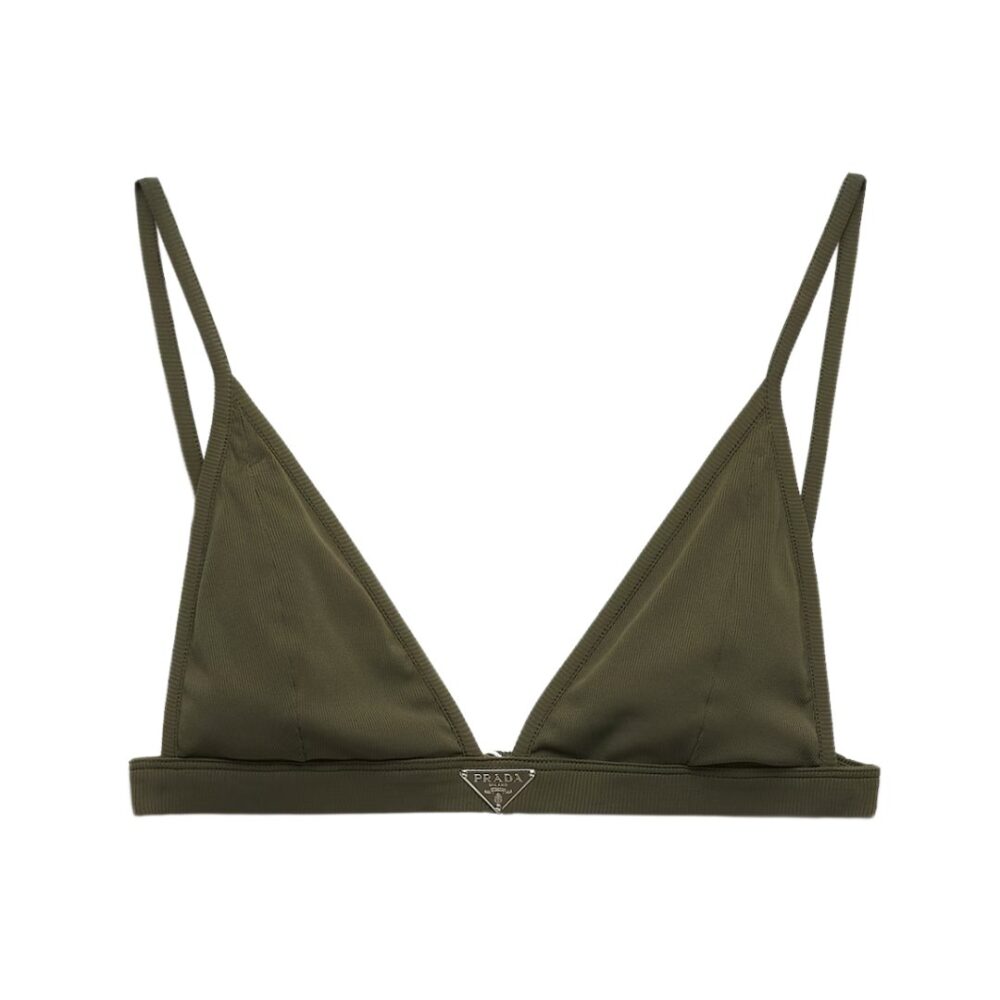 Top a coste camouflage/verde