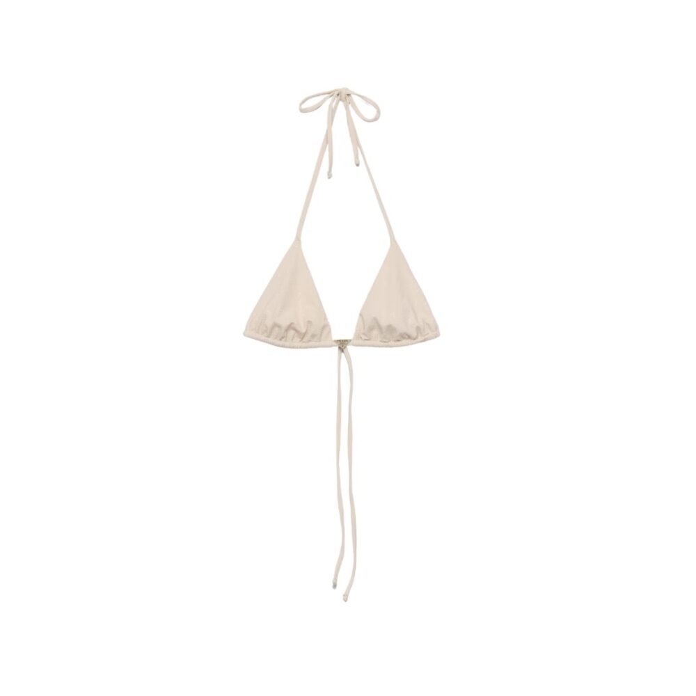 Jersey triangolo nude/trasparente