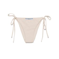 Jersey bikini bottom nude/trasparente