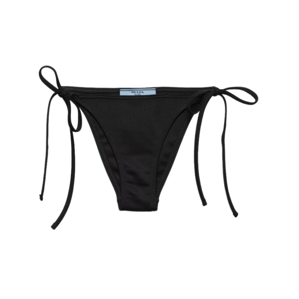Bottom bikini lavorato nero