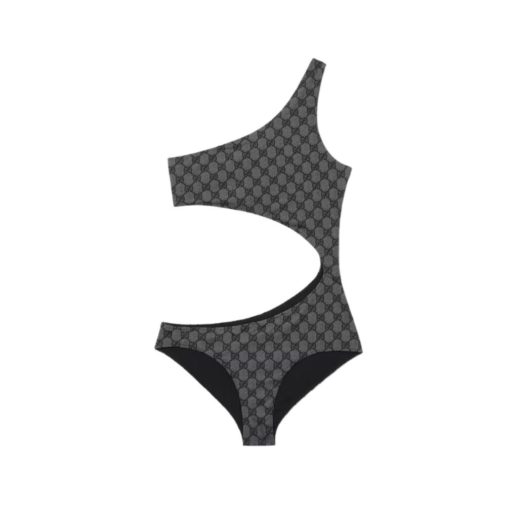 Stretch stampato nero/grigio