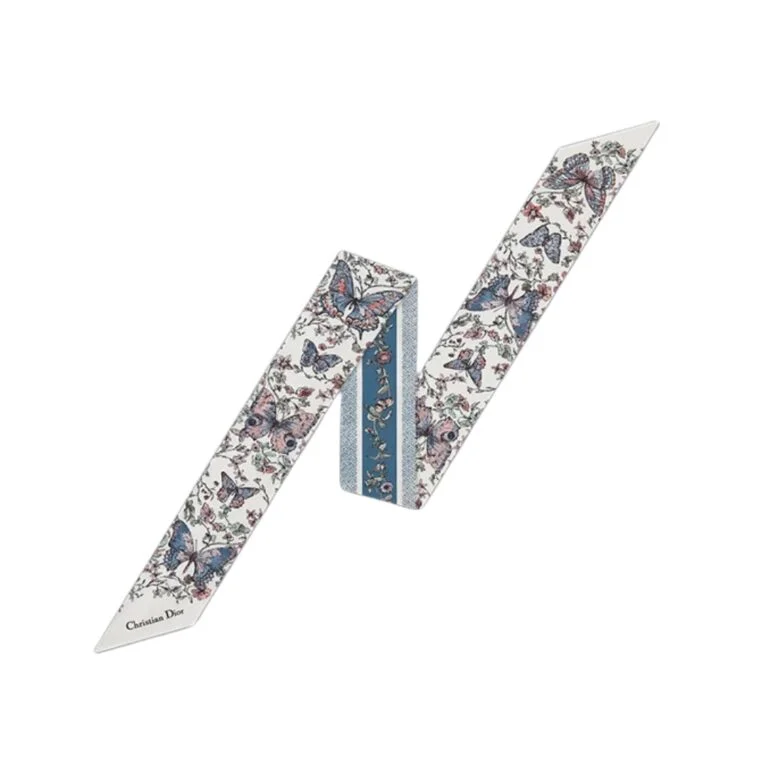 Twilly Mitzah Bianco/Blu