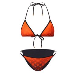 Monogramma Nero/Arancione