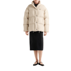Alternative view of Giacca piumino Beige