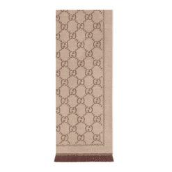 Sciarpa a maglia jacquard