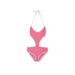 Maglia tecnica rosa/bianco