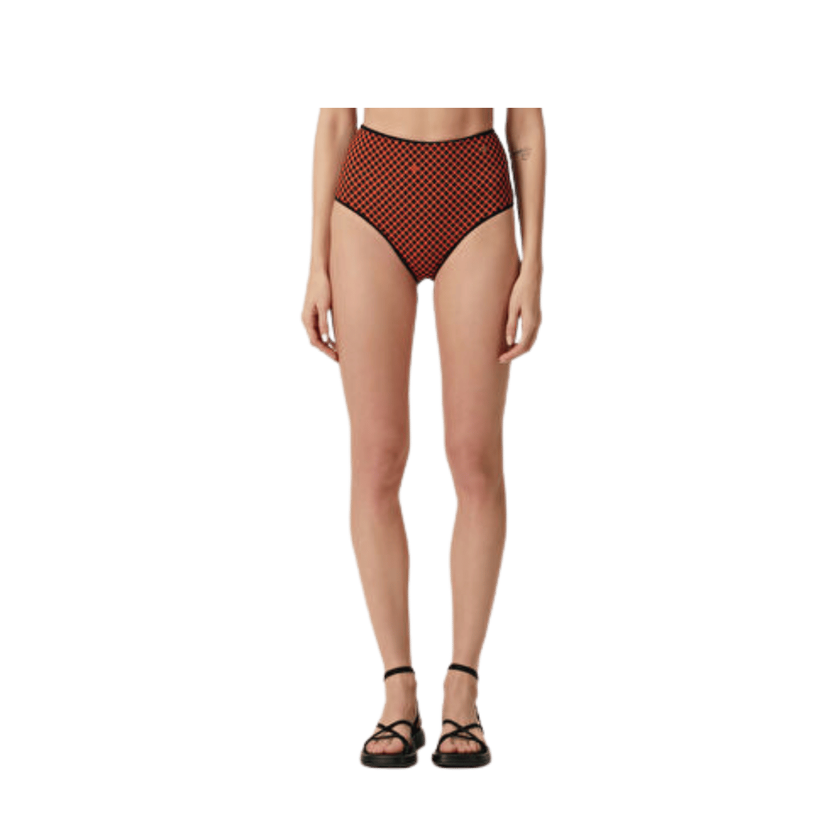 Lycra bikini rosso/nero - immagine 6