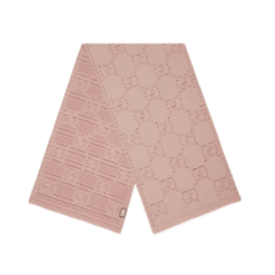 Alternative view of Sciarpa Jacquard In Lana A Quadri