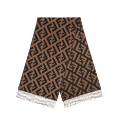 Sciarpa Di Cashmere Marrone