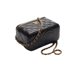 Borsa a Tracolla Vanity Con Catena Nera