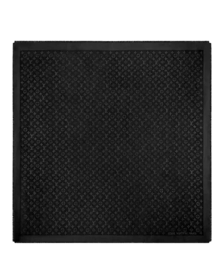 Tuch Classico Monogramma Nero