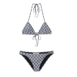 Stretch stampato blu/bianco