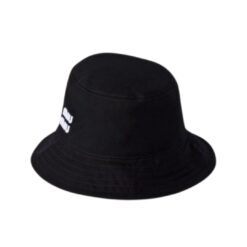 Berretto Nero Con Logo Ricamato