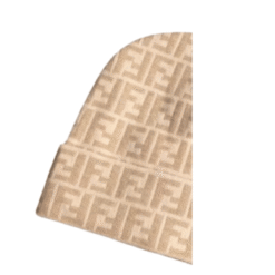 Berretto Beige E Crema