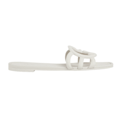 Sandalo con fascia intrecciata GG da donna