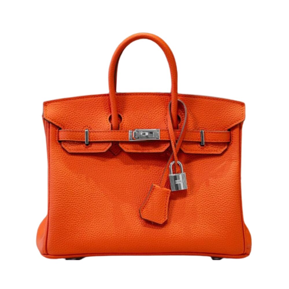 Birkin Retourne 35 Borsa Tote In Pelle Togo Arancione