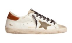 Super-Star with star in olive green canvas