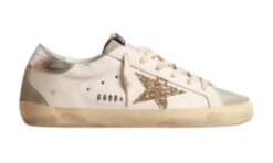 Super-Star White Ice Gray Gold Glitter (donna)