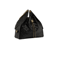 Alternative view of Borsa a Mano Grande Color Oro Nera