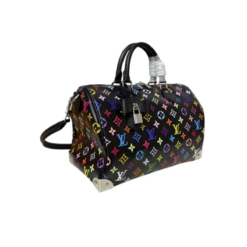 Alternative view of Monogramma Multicolore Speedy Morbido Nero