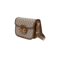 Alternative view of Borsa a Spalla Monogram Horsebit Beige
