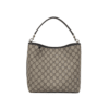 Borsa Secchiello Media Monogram Emblem Beige