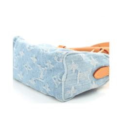 Monogram Denim Nano Speedy Azzurro