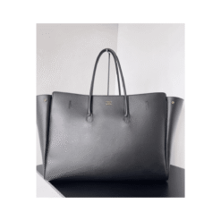 Borsa Tote Bel Air Liscia Con Finiture Argento Anticato