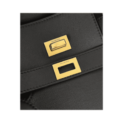 Borsa Tote Bel Air Liscia Con Finiture Argento Anticato