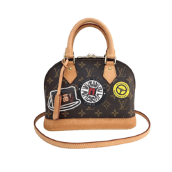 Borsa a tracolla Alma BB Monogram World Tour