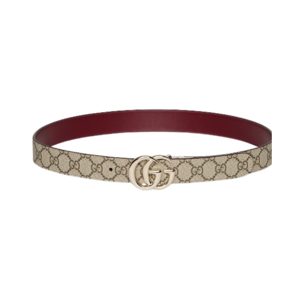 Cintura Larga Reversibile GG Marmont
