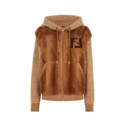 Blouson visone marrone