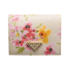 Portafoglio Mini Saffiano Floreale
