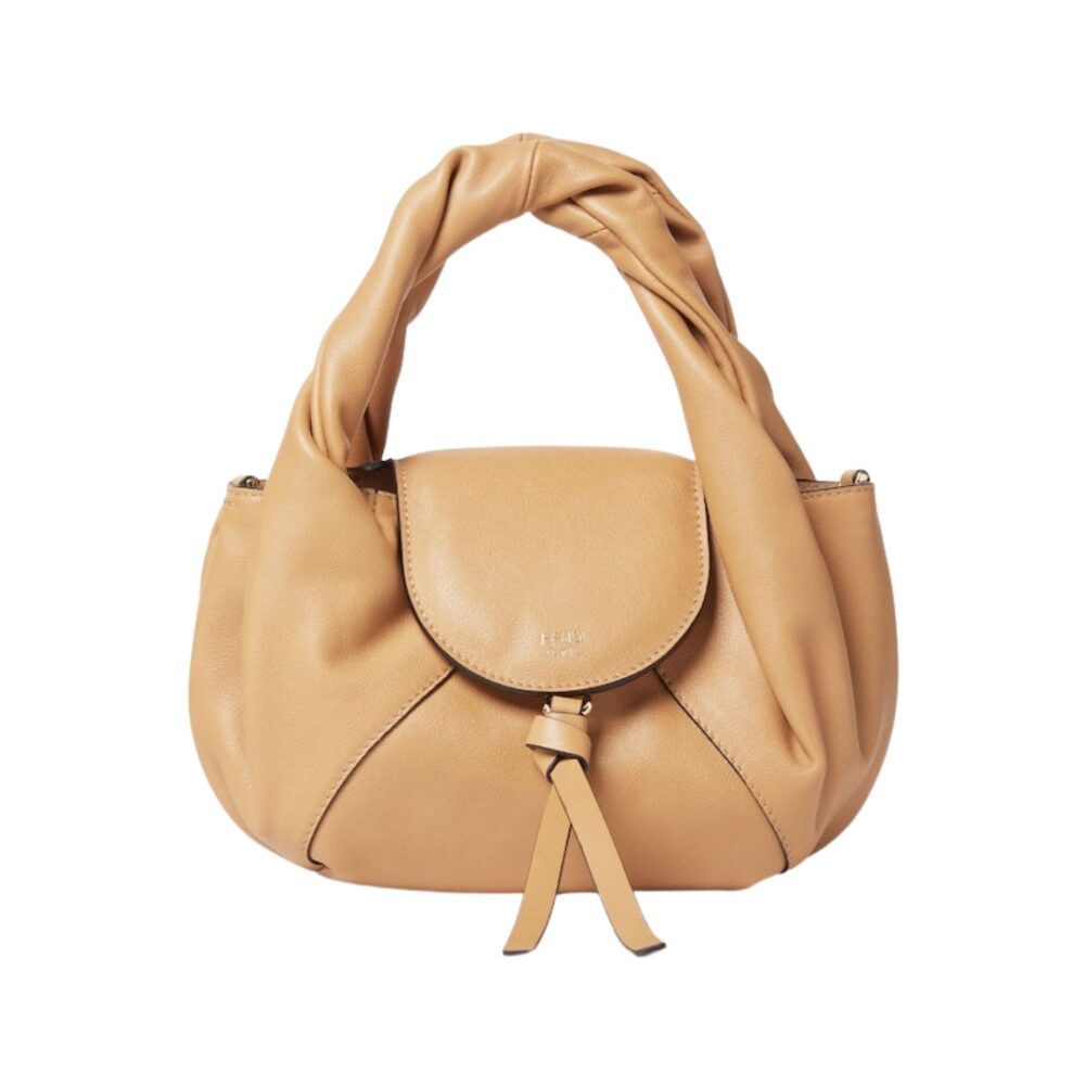 Minibag In Pelle Beige