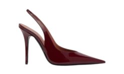 Slingback bordeaux