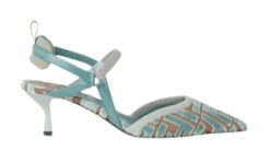 Slingback azzurro