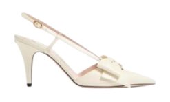Décolleté Slingback Bowow In Capretto