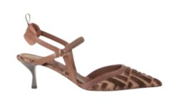 Slingback FF marrone