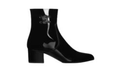 Stivale con Zip Les Bottes Triomphe in Vitello Verniciato