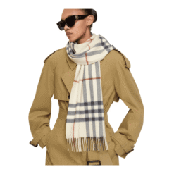 Sciarpa Check in Cashmere