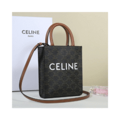 Mini Cabas Triomphe Marrone