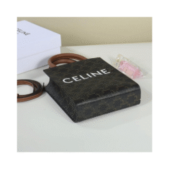 Mini Cabas Triomphe Marrone