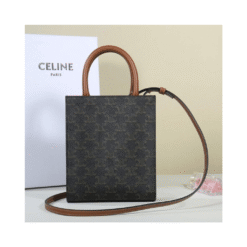 Mini Cabas Triomphe Marrone