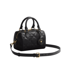 Dior Groove 20 Bag Black Macrocannage Calfskin