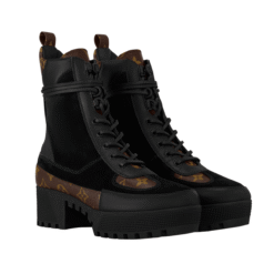 Alternative view of Tela Monogram Nera/Marrone