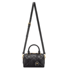 Dior Groove 20 Bag Black Macrocannage Calfskin