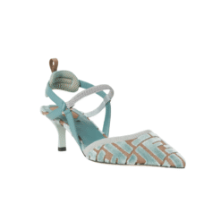 Slingback azzurro