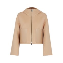 Giacca in lana beige reversibile