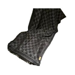 Sciarpa da donna in seta grigia