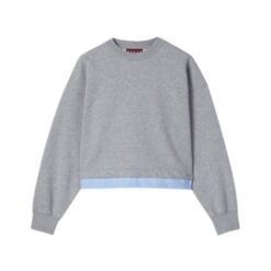 In jersey di cotone con ricamo